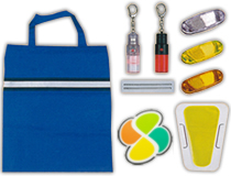 反射材を活用した豊富なアイテム数